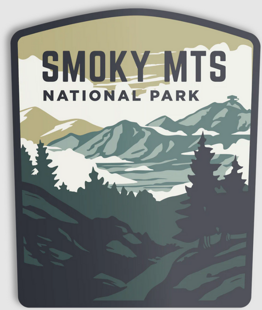 The Landmark Project Vinyl Sticker, Smoky Mountains National Park