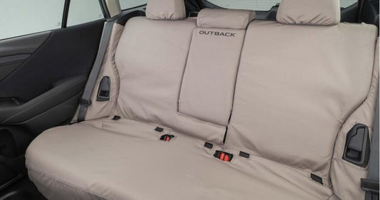 Suburu Outback (Fits Years: 2020-22) Back Seat Cover, Beige (Part Number: F411SAN000)