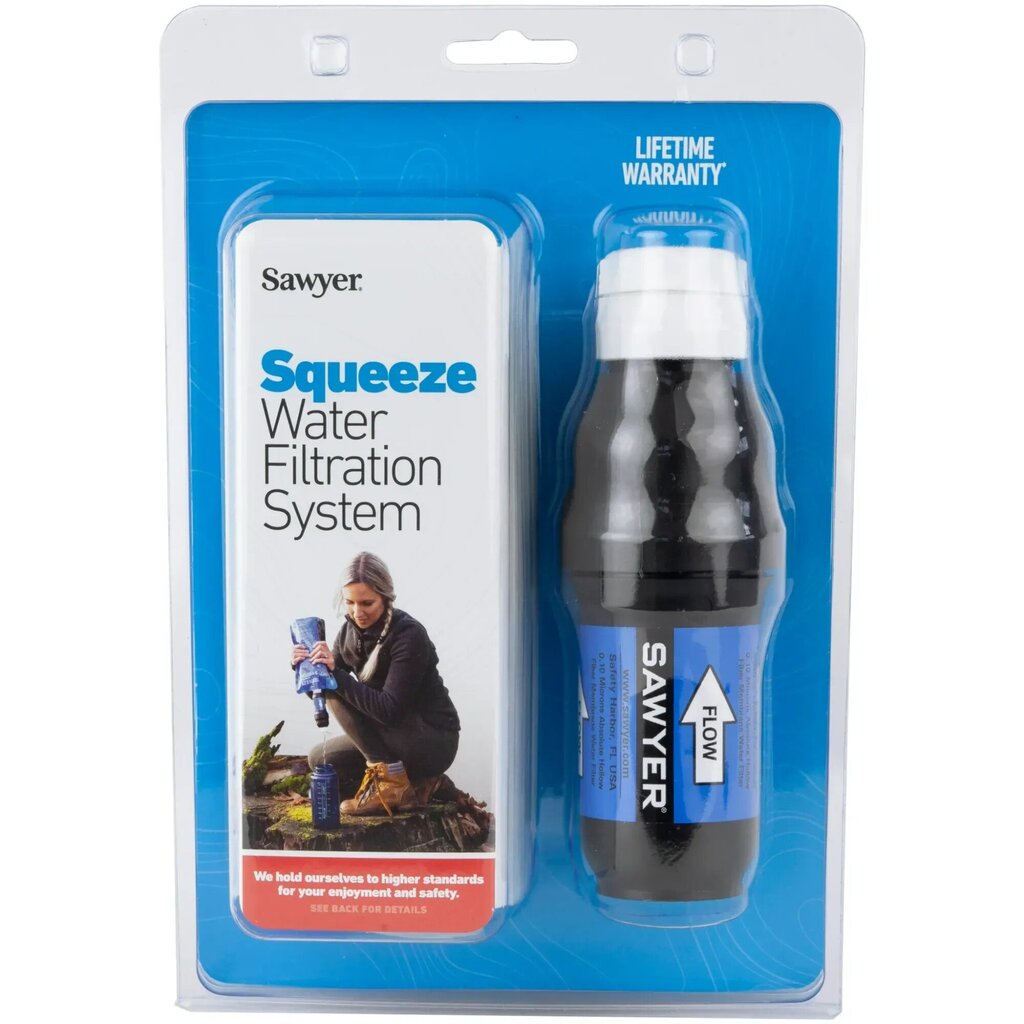 Sawyer Squeeze Water Filtration System w/ 2 1L Pouches
