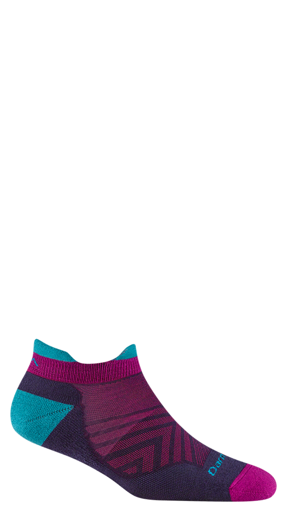 Darn Tough Women's Run No Show Tab Ultra-Lightweight w/ Cushion Run Sock