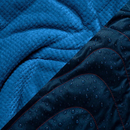 Rumpl Fleece Puffy Packable Blanket, Deepwater