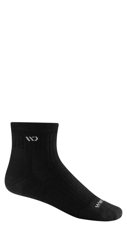 Wide Open Men's Solid Midweight 1/4 Sock