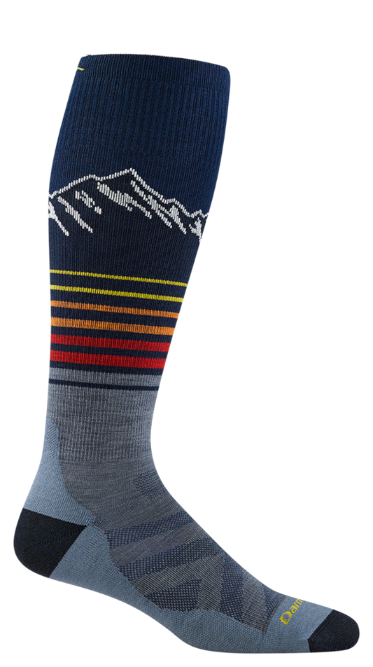 Darn Tough Steep Lines Over-the-Calf Lightweight w/Cushion Snow Sock