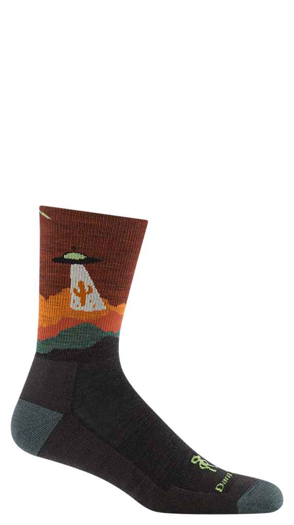 Darn Tough Men's Spaced Out Micro Crew Lightweight w/ Cushion Hike Socks
