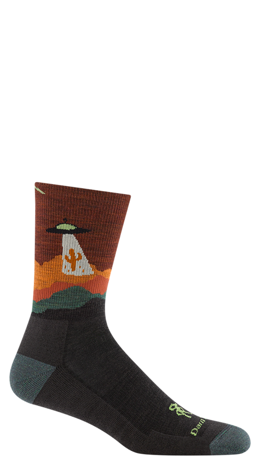 Darn Tough Men's Spaced Out Micro Crew Lightweight w/ Cushion Hike Socks