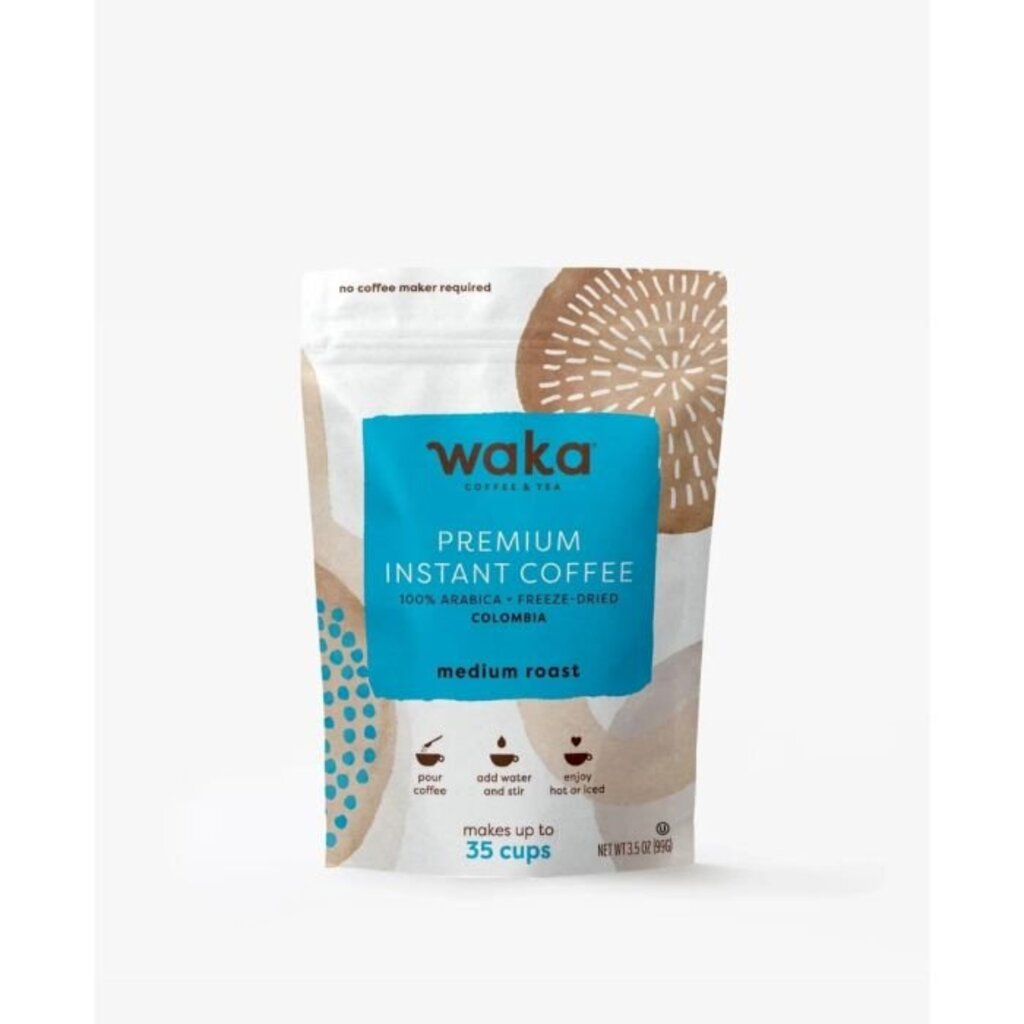 Waka Coffee Medium Roast 100% Arabica Freeze Dried Instant Coffee