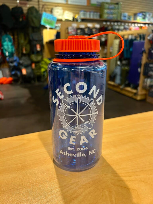 Second Gear Nalgene, Wide Mouth, Cornflower/Marmalade