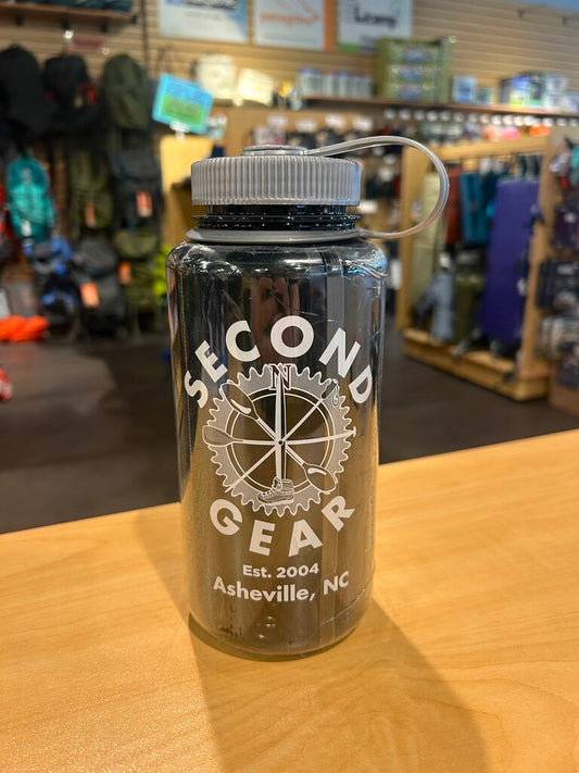 Second Gear Nalgene, Wide Mouth, Jade/Platinum