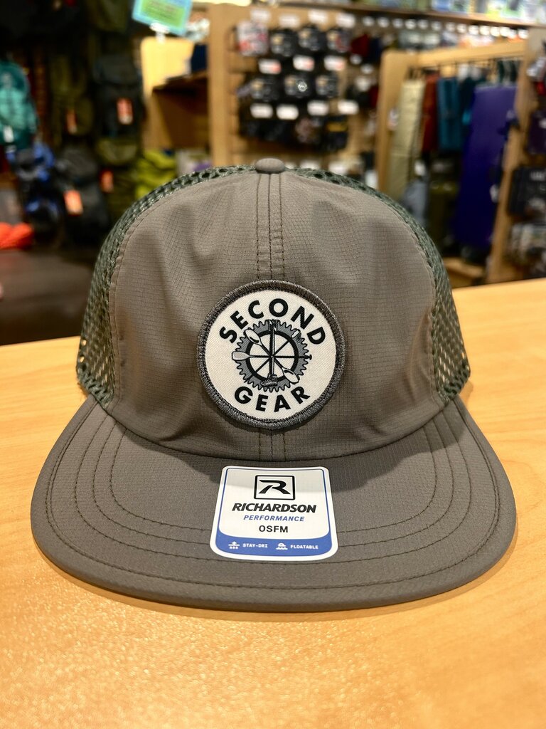 Second Gear Logo Patch Mesh Wicking Hat