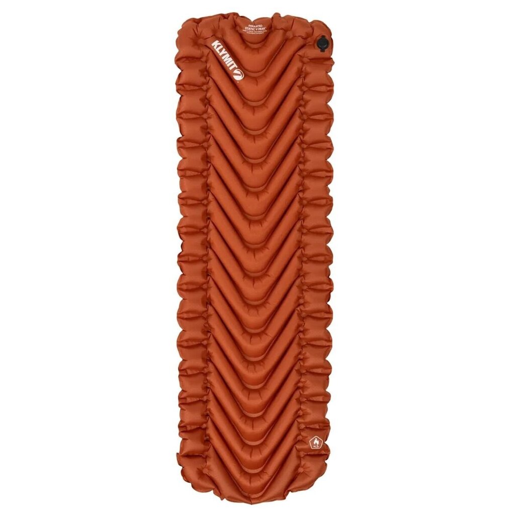 Klymit Insulated Static V Peak Sleeping Pad, Flame