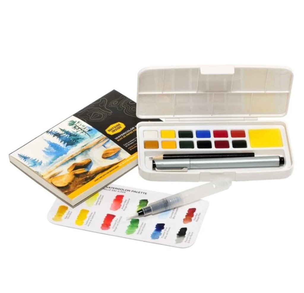 Outside Inside Backpack Watercolor Kit