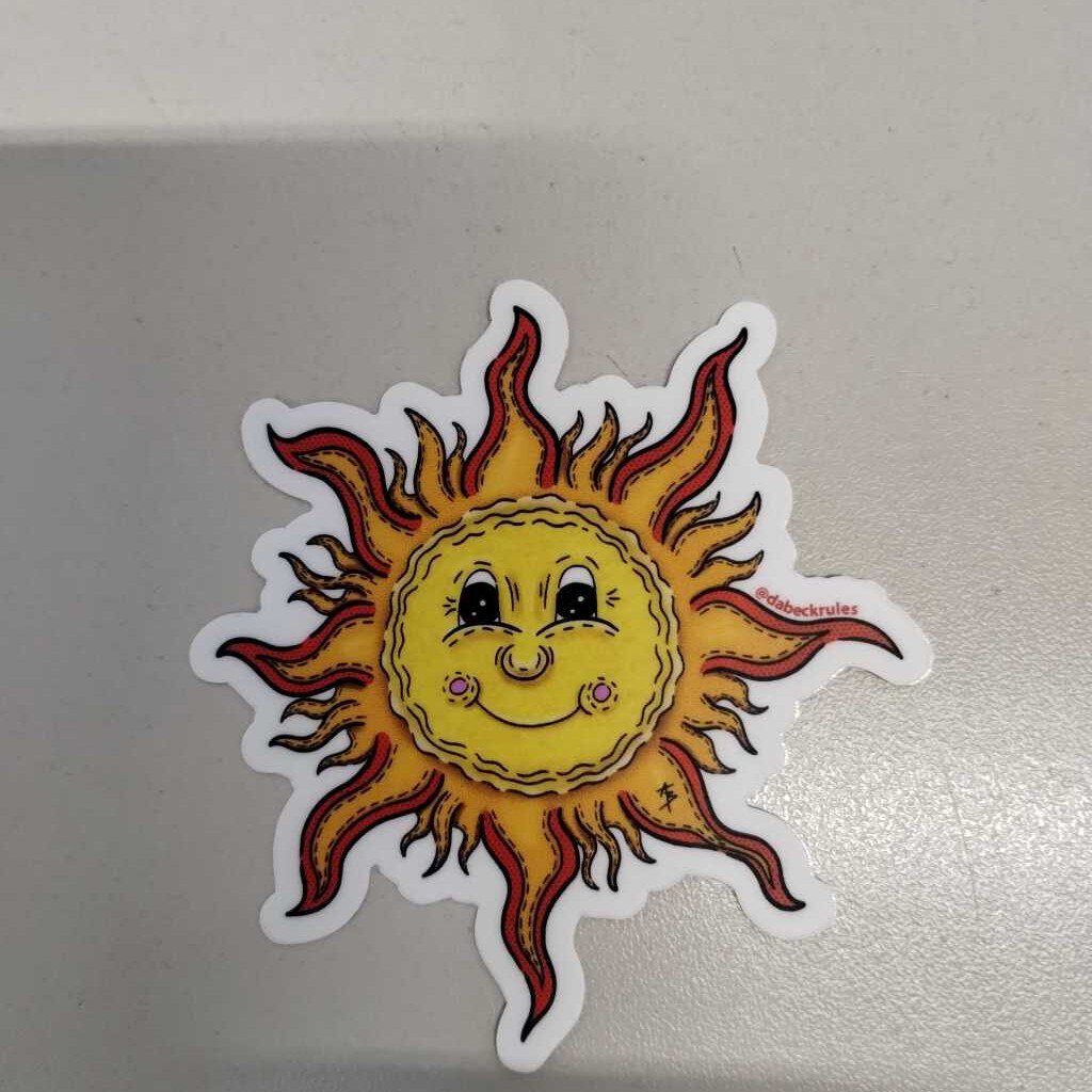 Andrew Beck Designs "Sun 1" Sticker