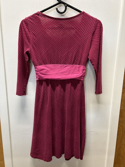 Patagonia V-Neck Dress, Pink/Plum, Women's XS