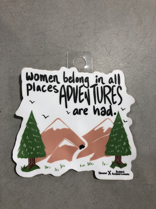 Women Belong Sticker