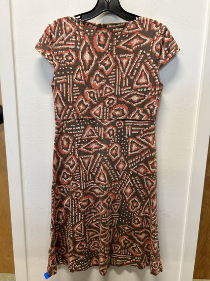 Toad & Co Cotton Dress, Orange Print, Women's S