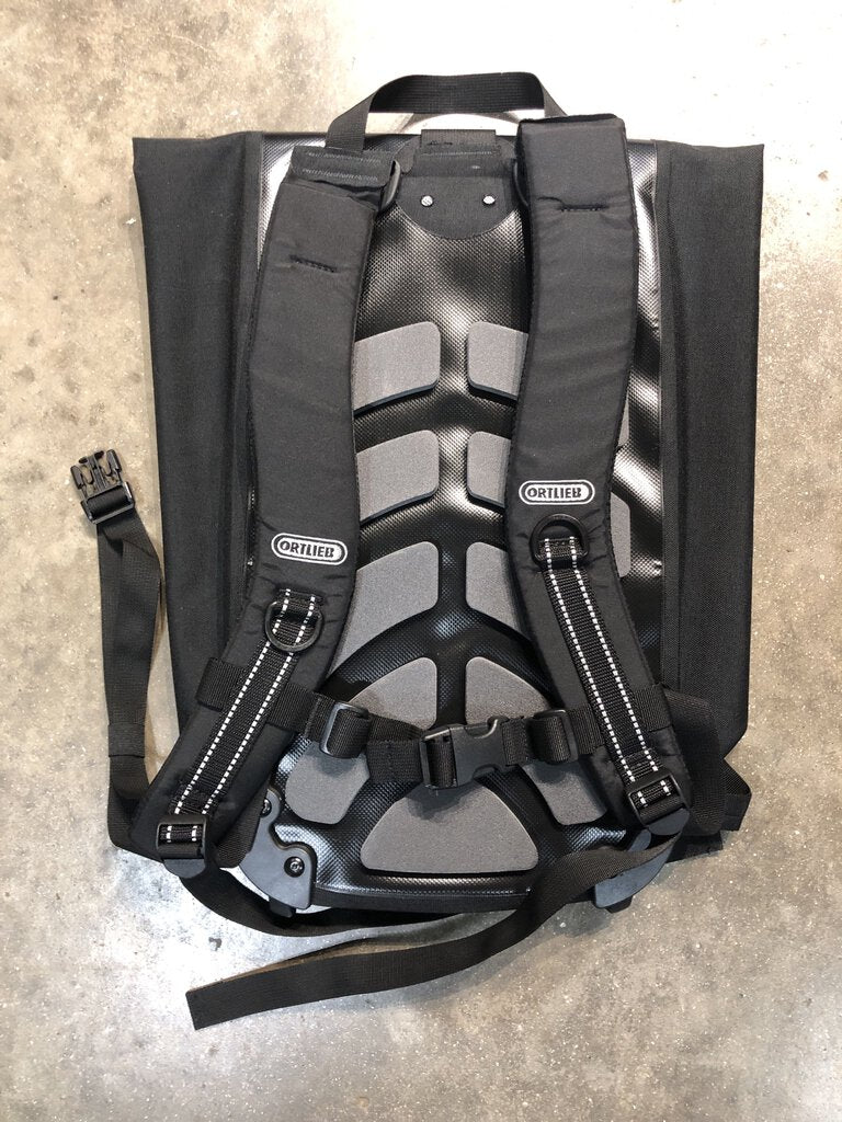 Ortlieb Velocity Backpack, Black/Orange, 23L