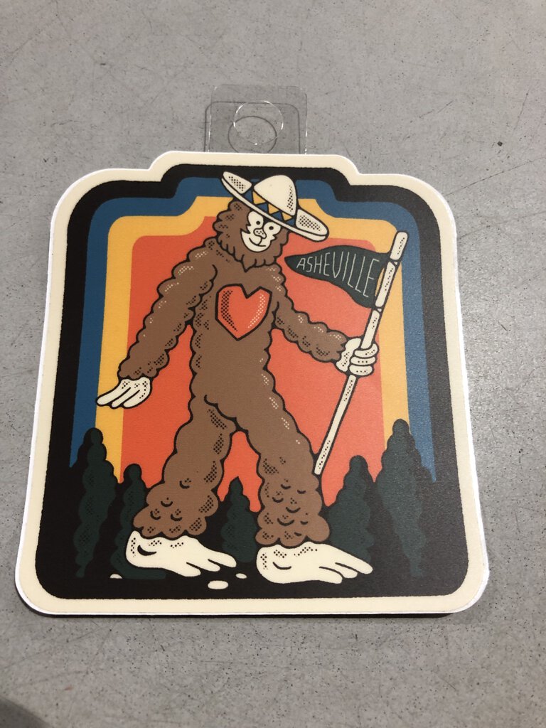 Menottees Asheville Bigfoot Heart