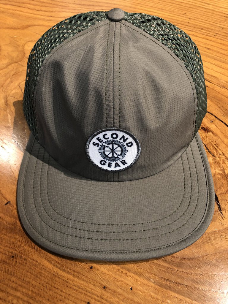 Second Gear Logo Patch Mesh Wicking Hat