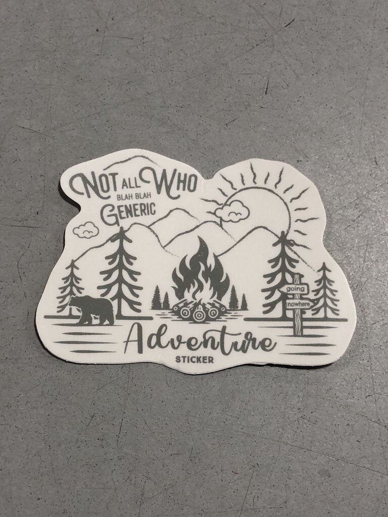 Tanglewood Goods "Going Nowhere" Sticker