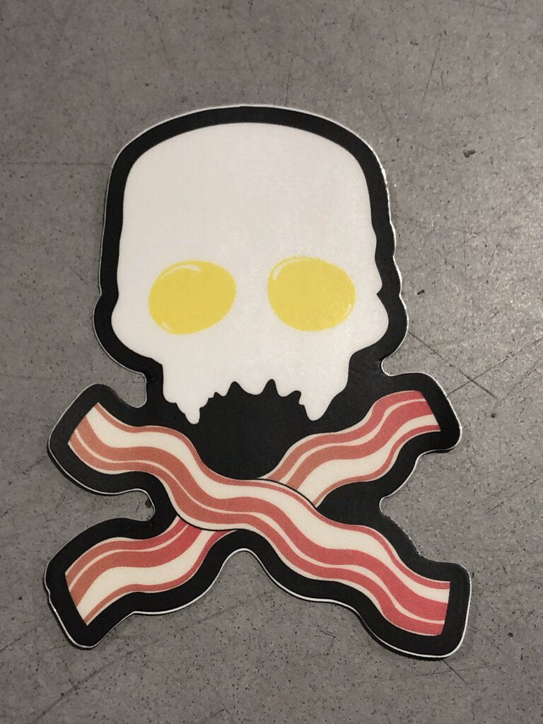 Tanglewood Goods Breakfast Skull Sticker