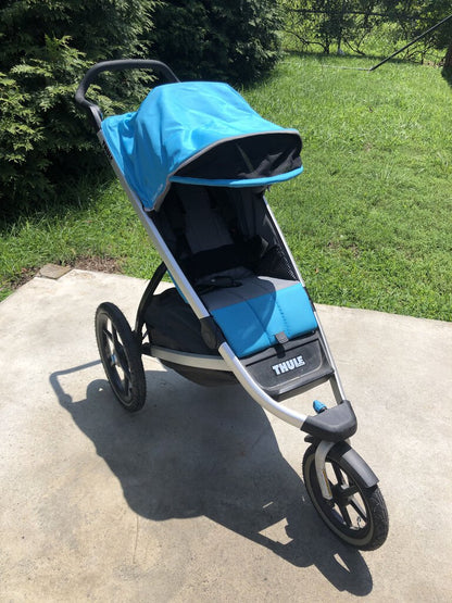 Thule Urban Glide Jogging Stroller, Blue, Single