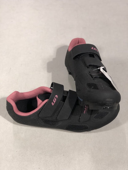 Garneau Multi Air Flex II Shoes, Black/Pink, EU 40