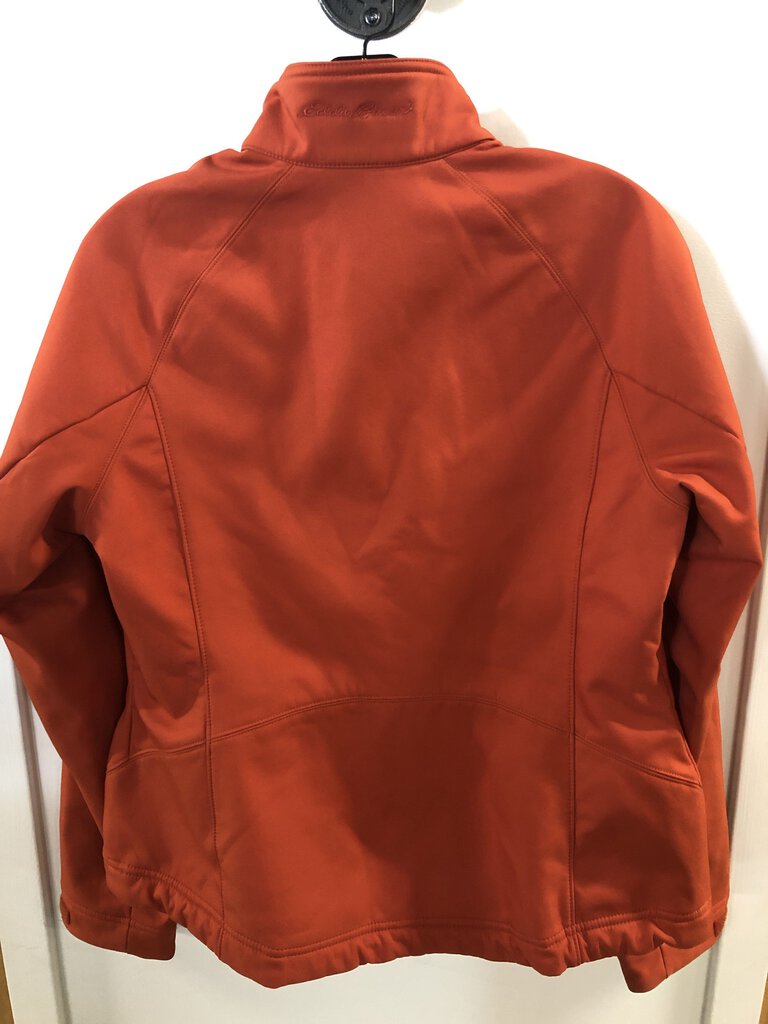 Eddie Bauer Full Zip Soft Shell Fleece, Orange, Women's L