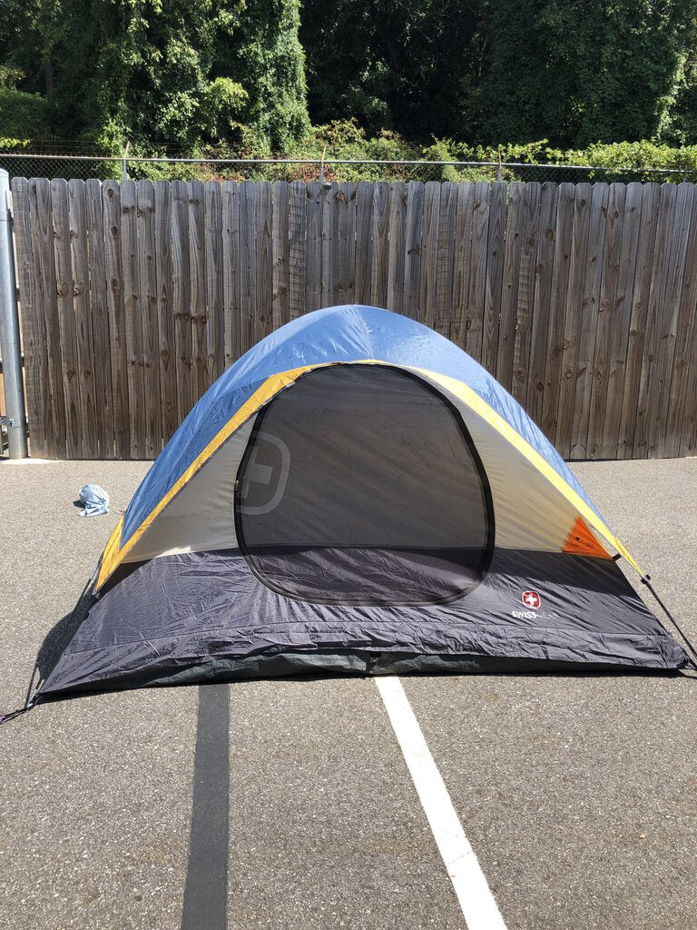 swiss gear 4 person tent Swiss Gear Tent Sg 33013, Grey/Yellow, 4P?