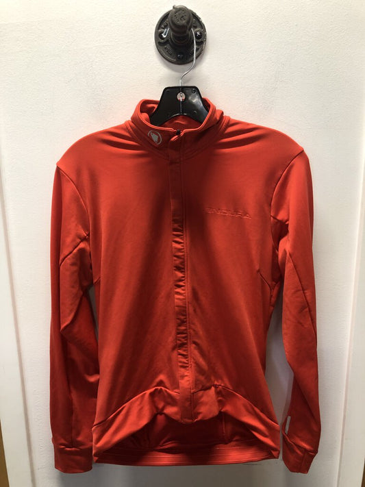 Endura Full Zip LS Jersey, Red, Men's S