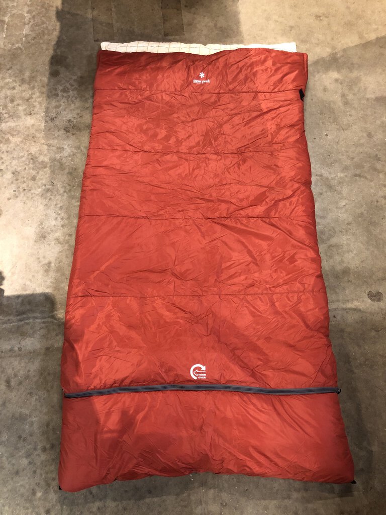 (Stains) Snow Peak Ofuton Sleeping Bag LX, Red