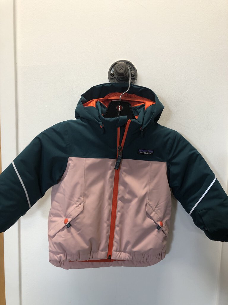 Patagonia Snow Pile Jacket, Pink/Green, Kid's 2T