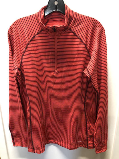 Eddie Bauer 1/2 Zip, Red/Navy, Women's L