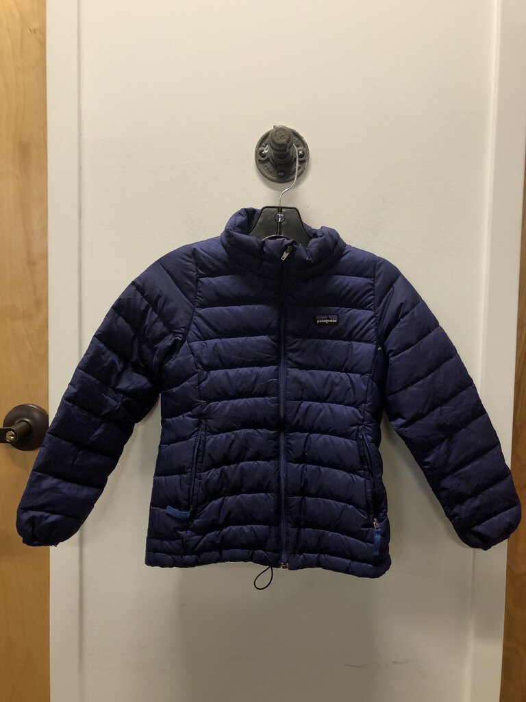 Patagonia Down Jacket, Navy, Girl's S