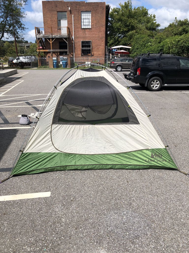 REI Camp Dome 4 Person Tent, Green