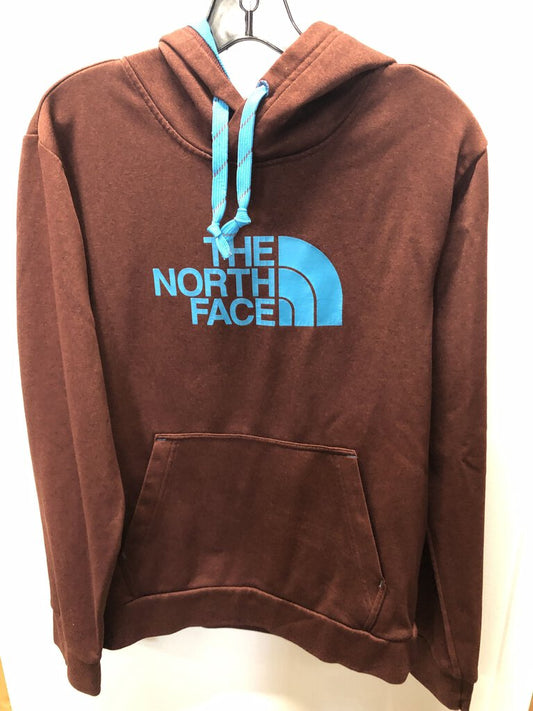 The North Face Hoodie, Rust/Light Blue, Men's S