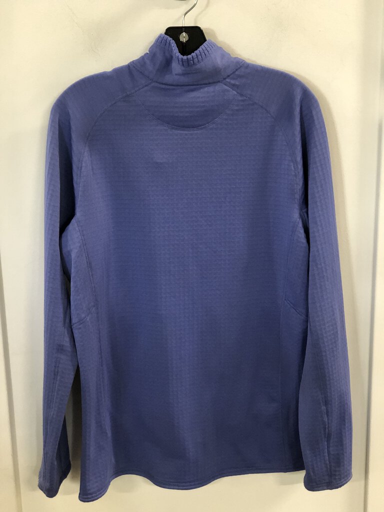 (Piling) Patagonia Grid Fleece Full Zip, Light Blue, Women's L