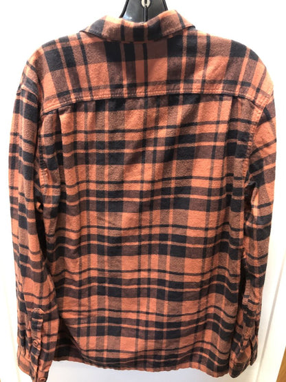 Patagonia Fjord Flannel Shirt, Rust/Navy, Men's M