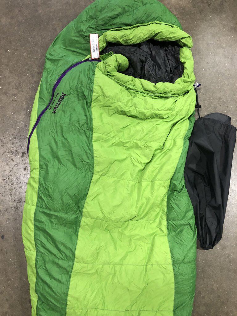 Marmot Angel Fire Sleeping Bag, Green/Purple, 25 Degree