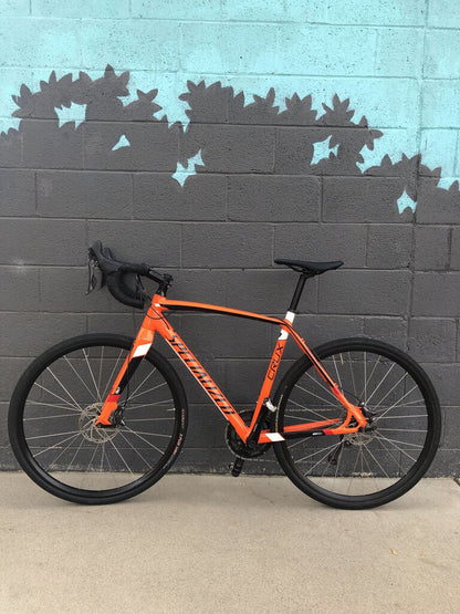 2016 Specalized Crux E5 Bike, Black/Orange, 54cm (upgrades)