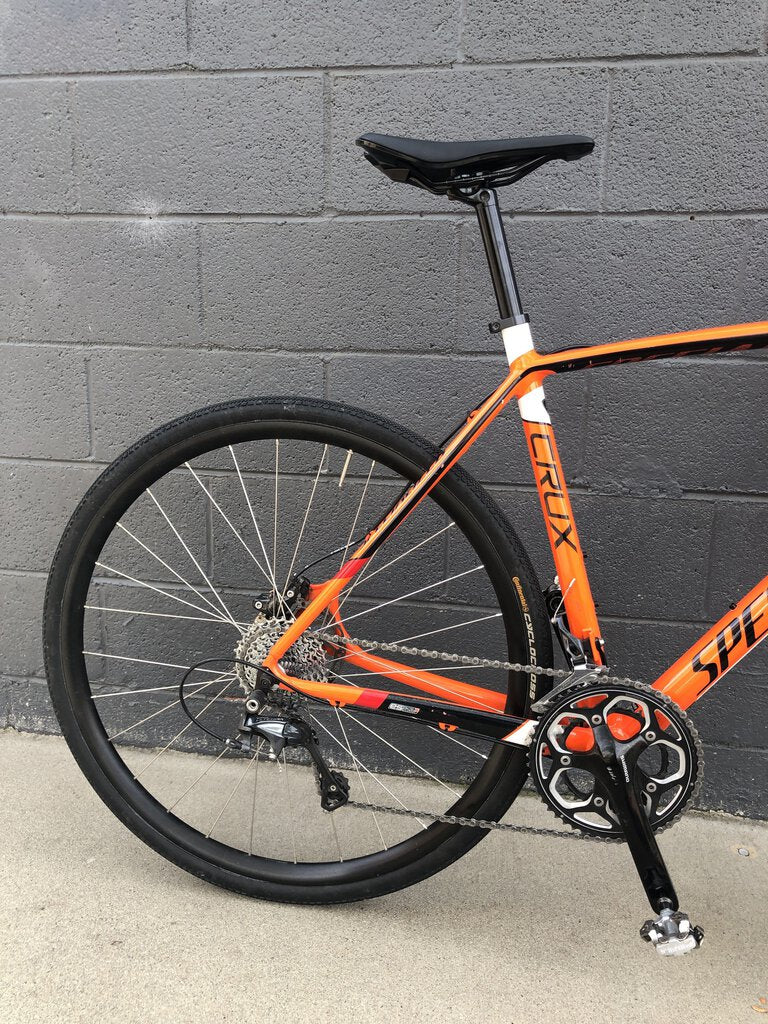 2016 Specalized Crux E5 Bike, Black/Orange, 54cm (upgrades)