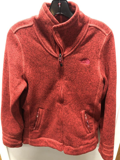 The North Face Full Zip Fleece Sweater, Red, Women's L