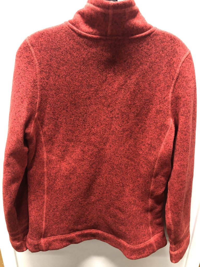 The North Face Full Zip Fleece Sweater, Red, Women's L