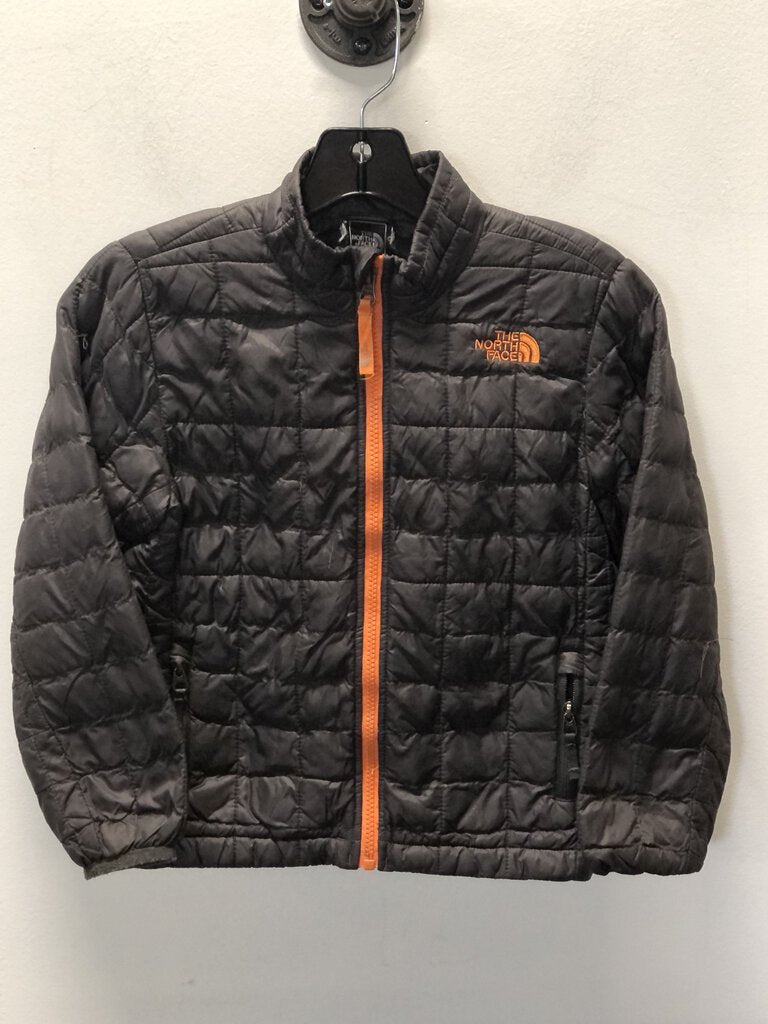 The North Face Thermoball Jacket, Grey/Orange, Kid's XS