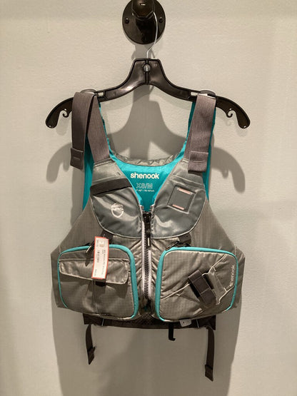 NRS Shenook PFD, Gray/Teal, XS/M