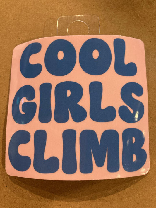 The Holler Hippie Cool Girls Climb Sticker
