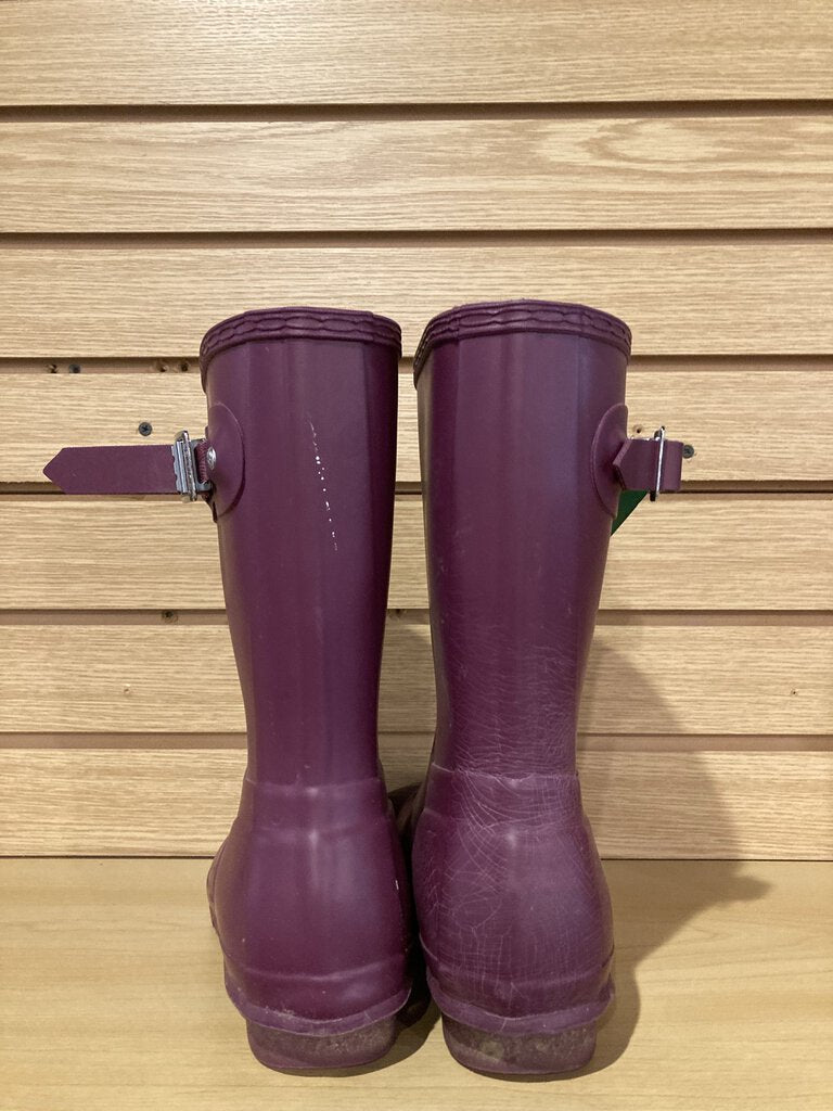 (Wear) Hunter Short Rainboots, Purple, Women's 6