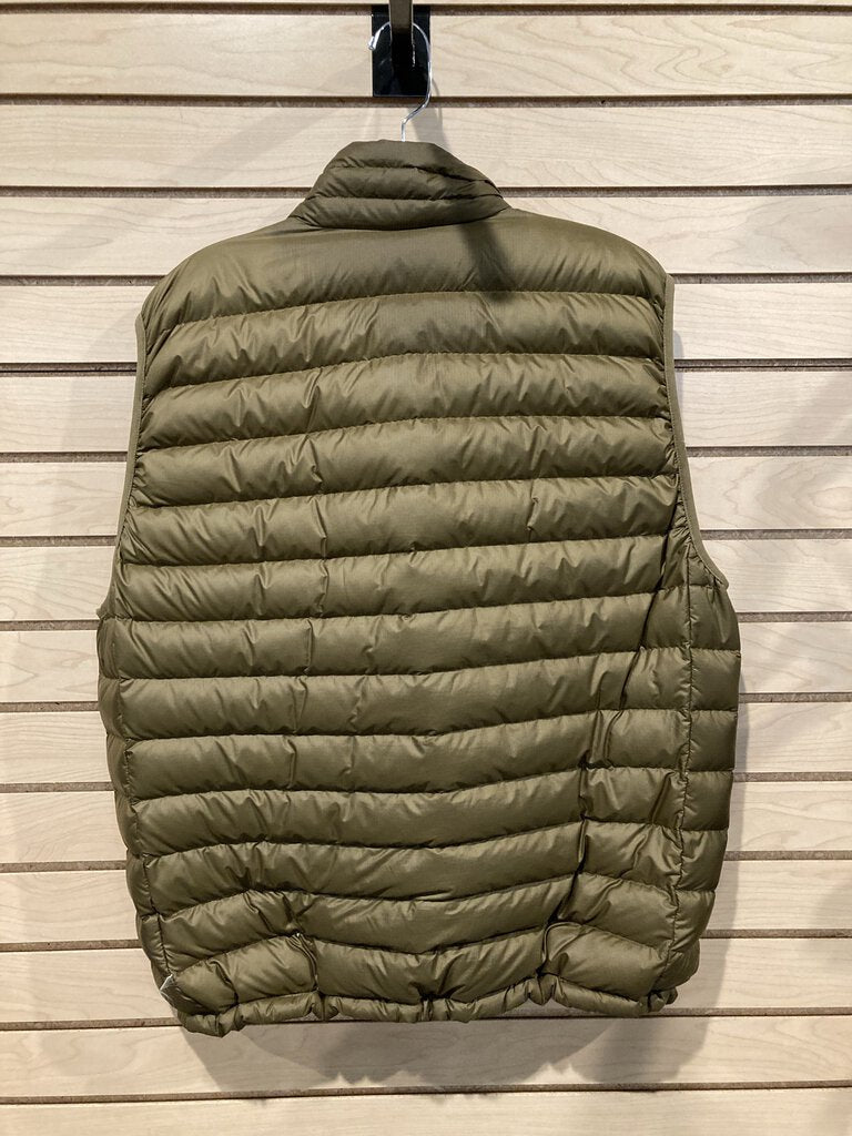 Patagonia Down Vest, Olive, Men's XL