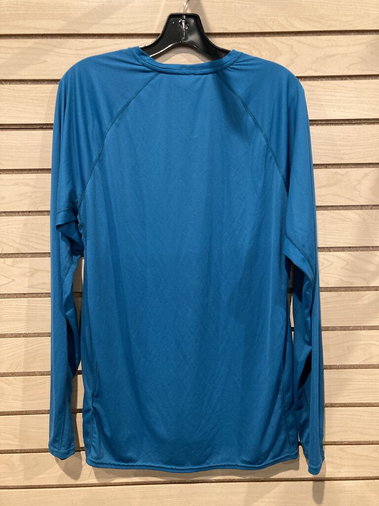 Patagonia LS Capilene Crew Baselayer, Blue, Men's L