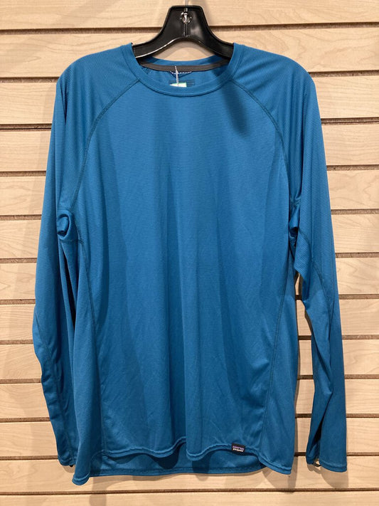 Patagonia LS Capilene Crew Baselayer, Blue, Men's L