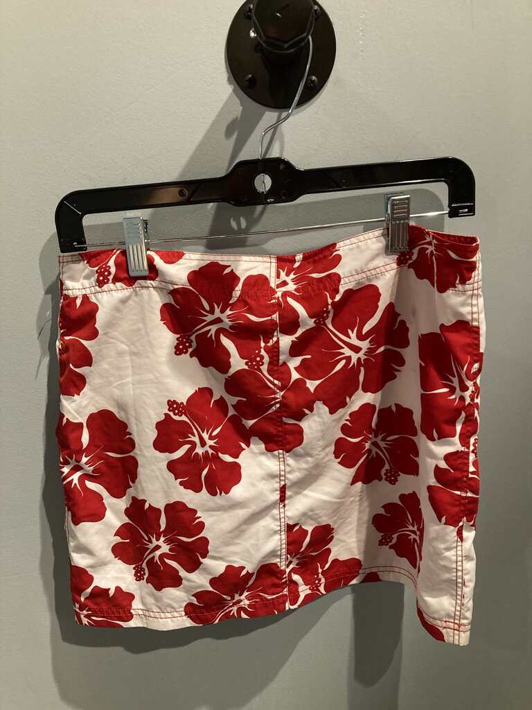 Brent Surfwear Skirt, Red Hawaii, Women's M